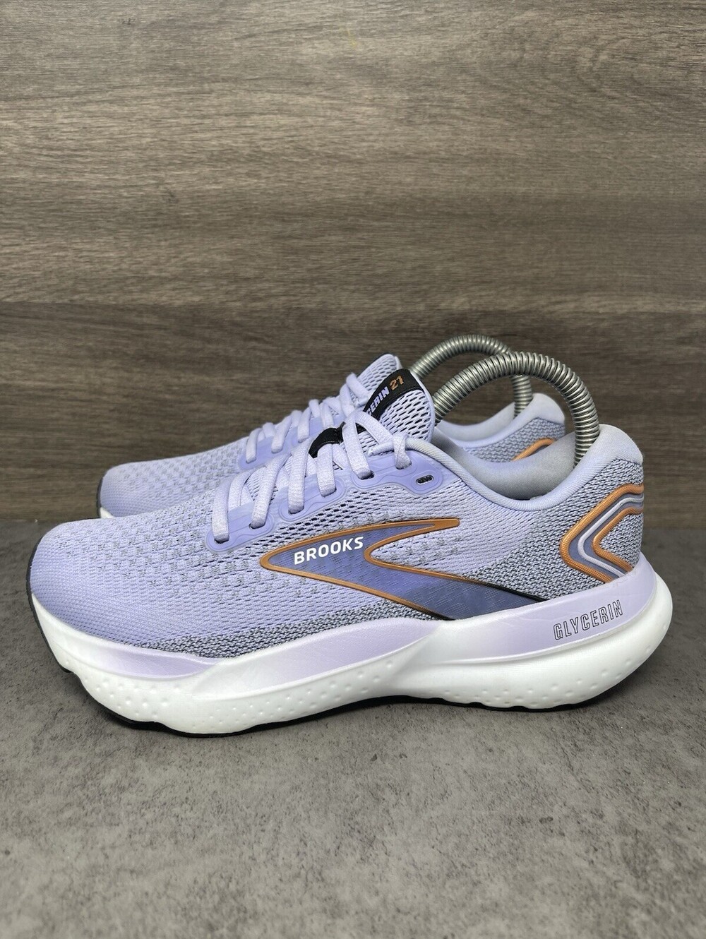 Brooks Glycerin 21 Womens Size 6.5 DNA LOFT v3 Cushion Running Shoes Lavender